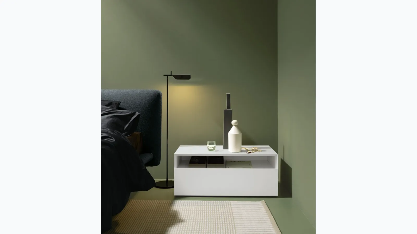 Bedside table Avenue Night by Kristalia