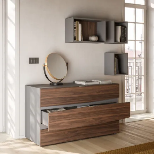 Slant chest of drawers by