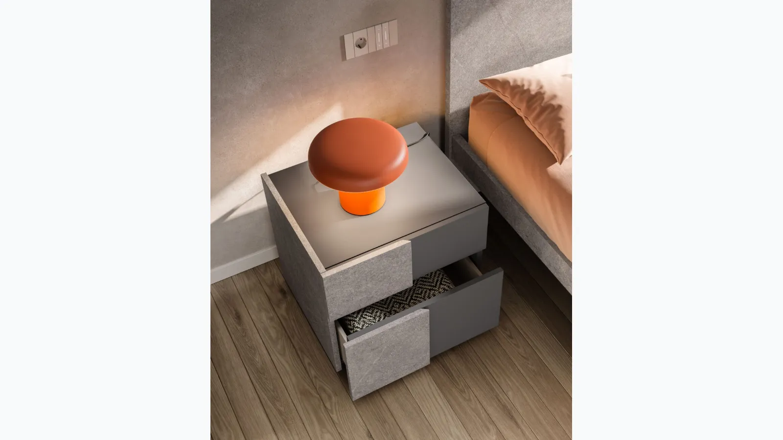 Bedside table Double by Orme