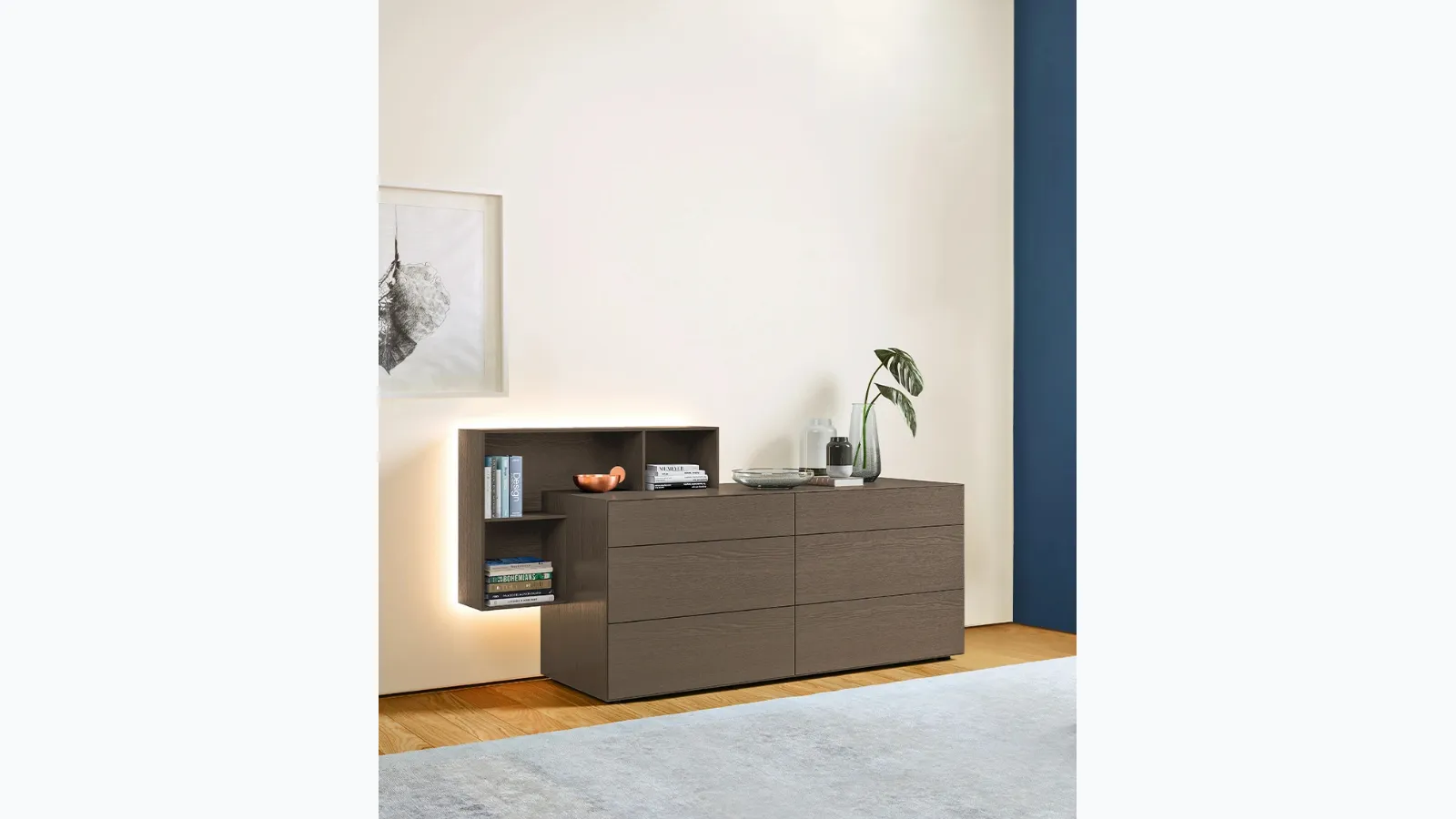 Domino modular chest of drawers by Sangiacomo