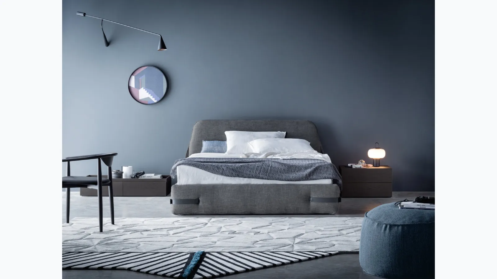 Easy System bedside table by Novamobili