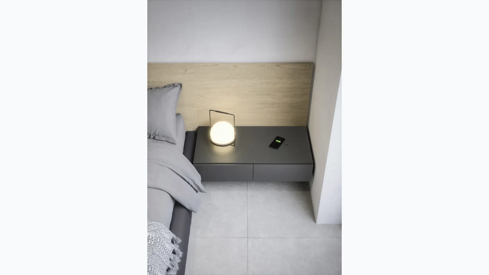 Bedside table Easy System by Novamobili
