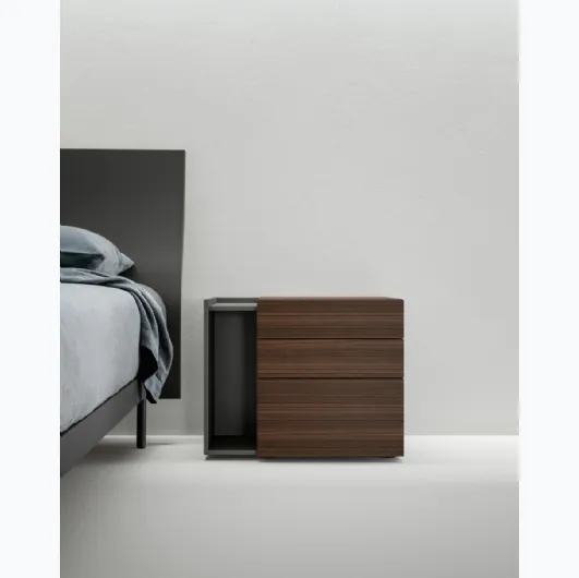 Sliding bedside table Filnox by Caccaro