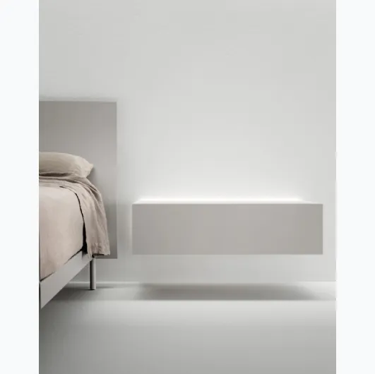 Filnox suspended bedside table by Caccaro