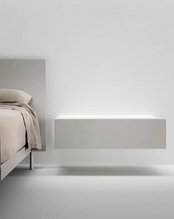 Filnox suspended bedside table by Caccaro