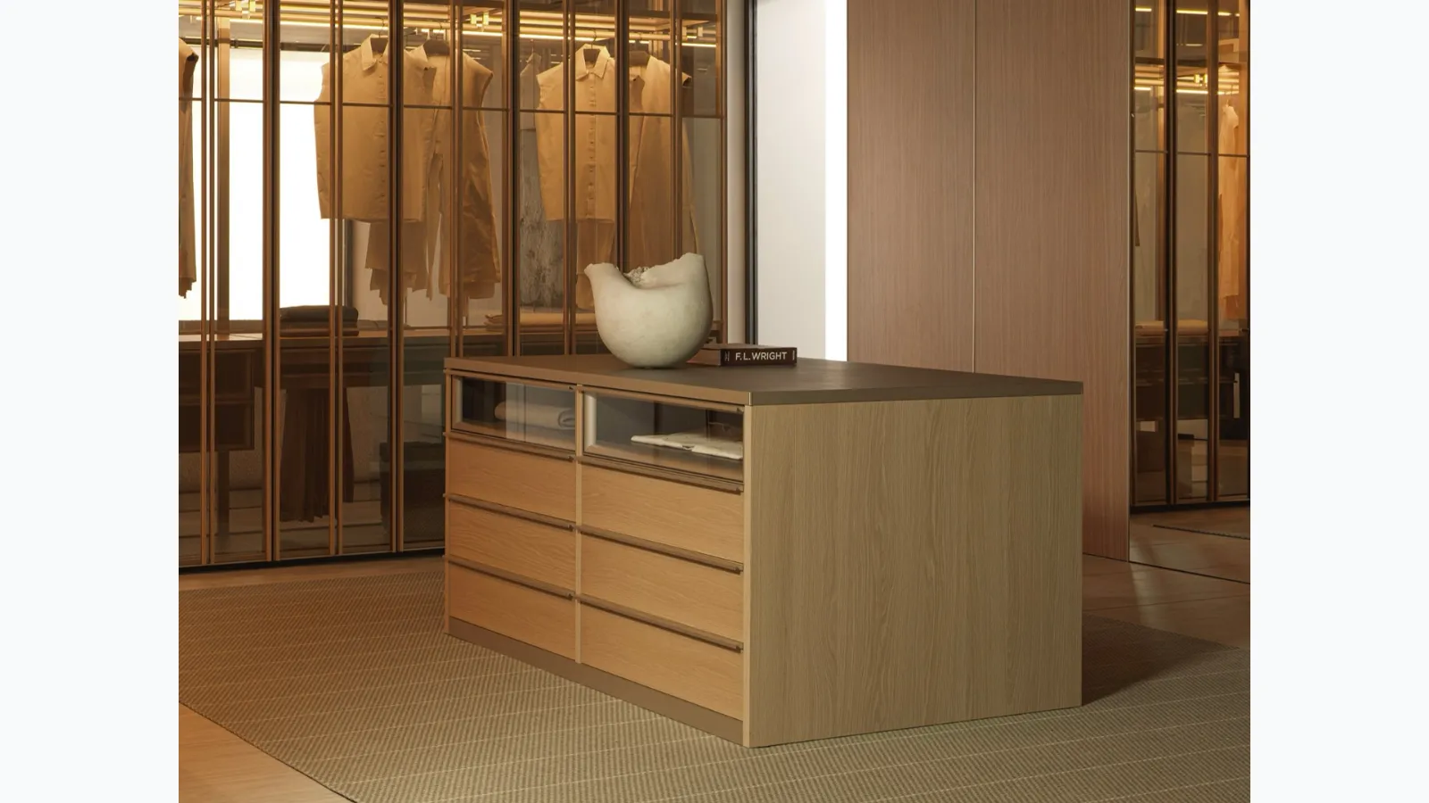 Gliss Master Modular Island dresser by Molteni & C