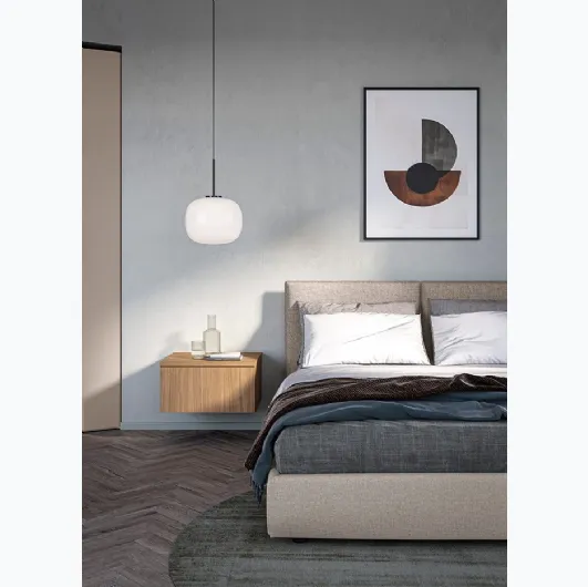 Floating bedside table Golf Frame by Colombini Casa