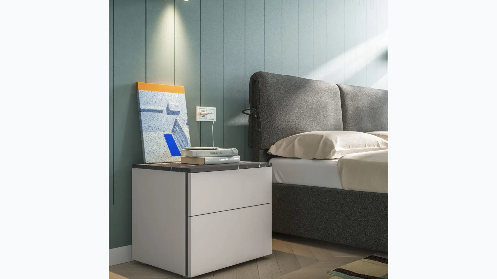 Flow bedside table by Orme