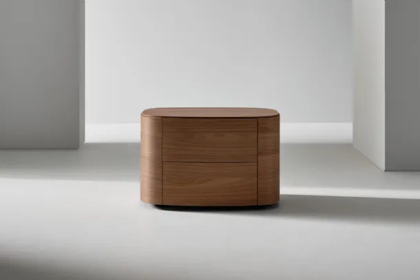 Isabey wooden bedside table by Bonaldo