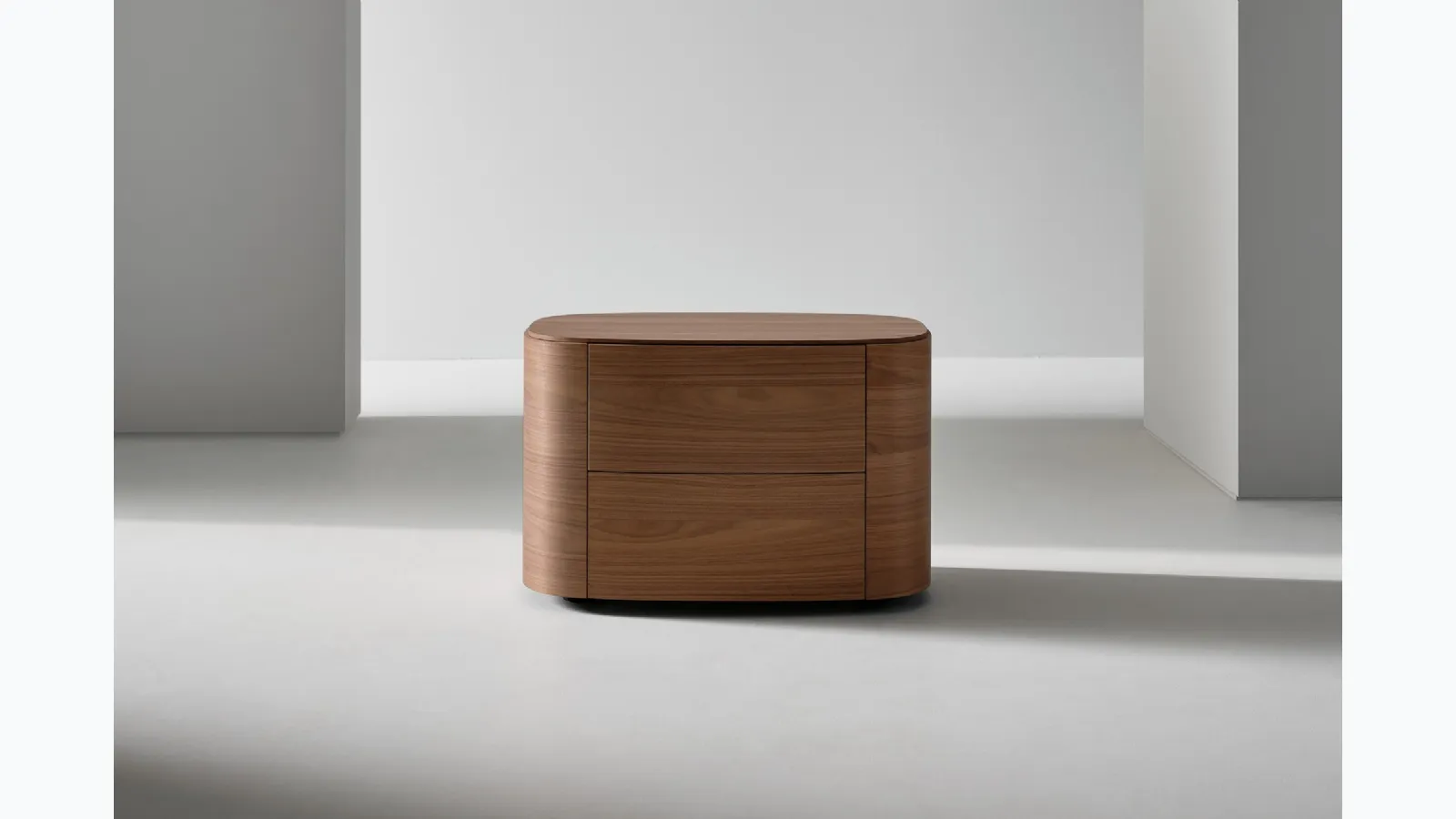 Isabey wooden bedside table by Bonaldo