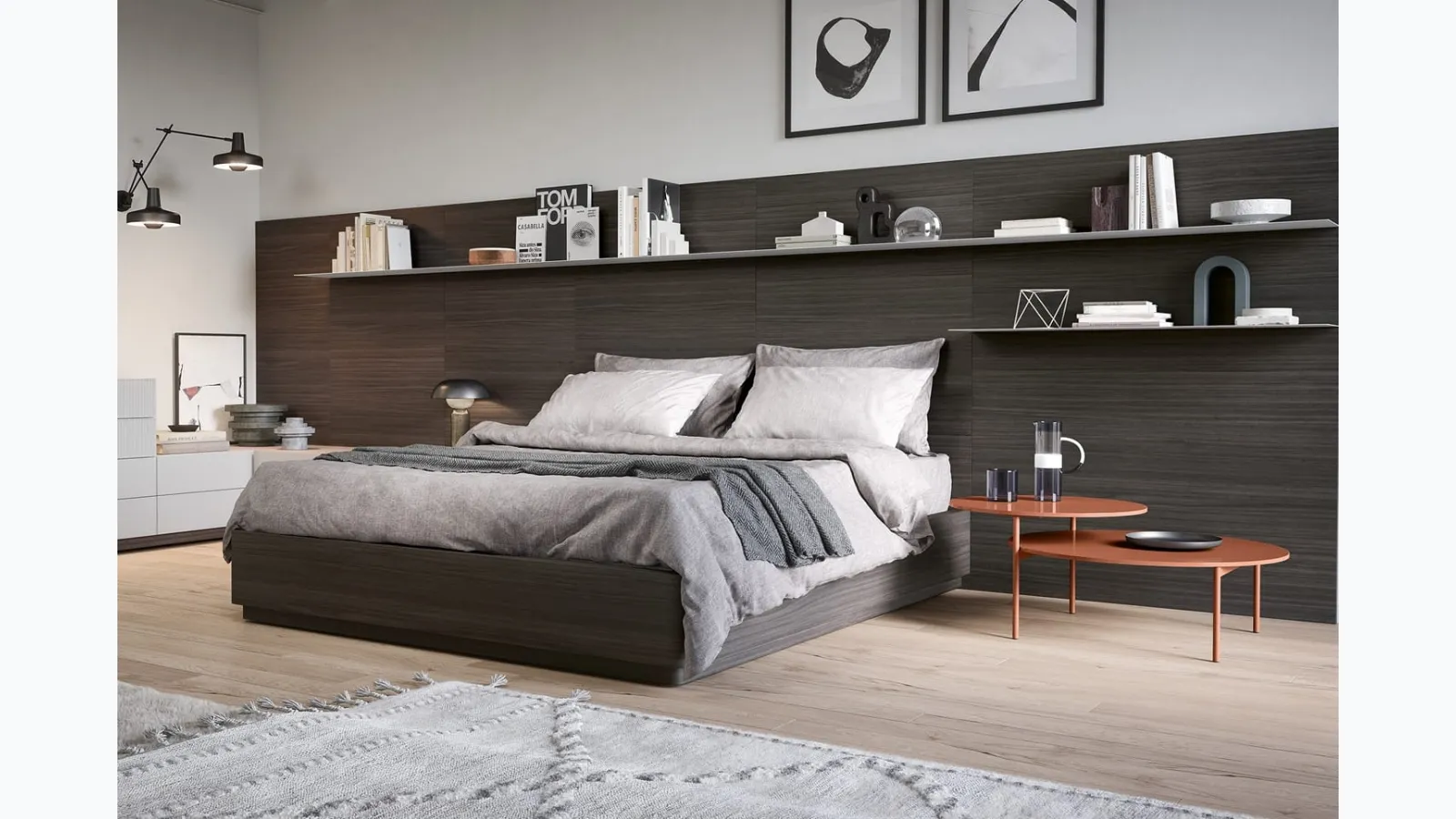 Kin bedside table by Novamobili.