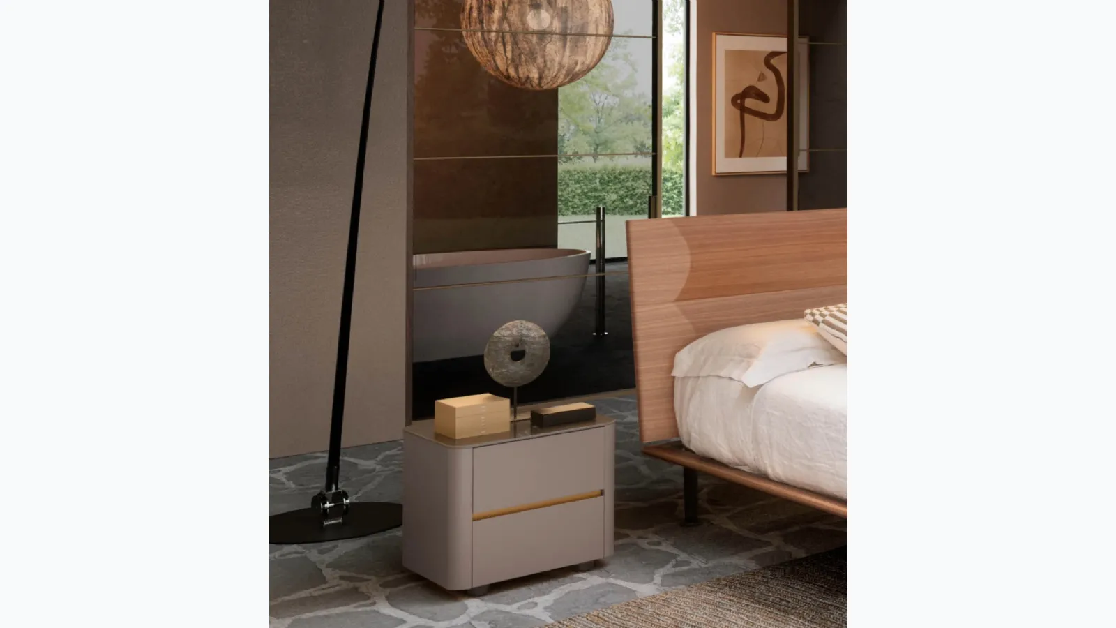 Merak bedside table by Presotto