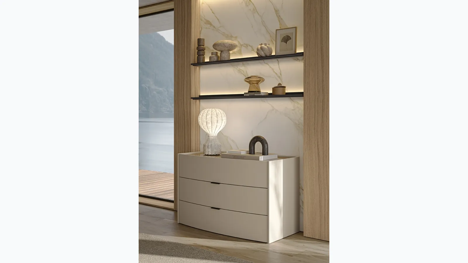 Nuvia Chest of Drawers by Colombini Casa