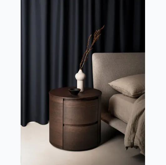 Wooden bedside table Orbit by Kristalia