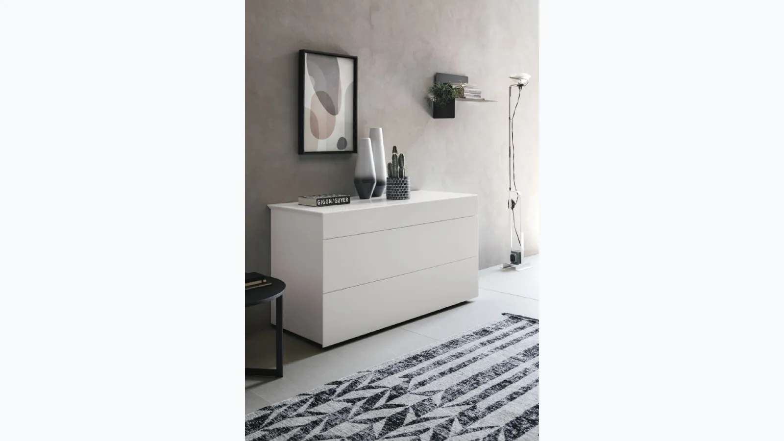 Matte lacquered Pass dresser by Tomasella.
