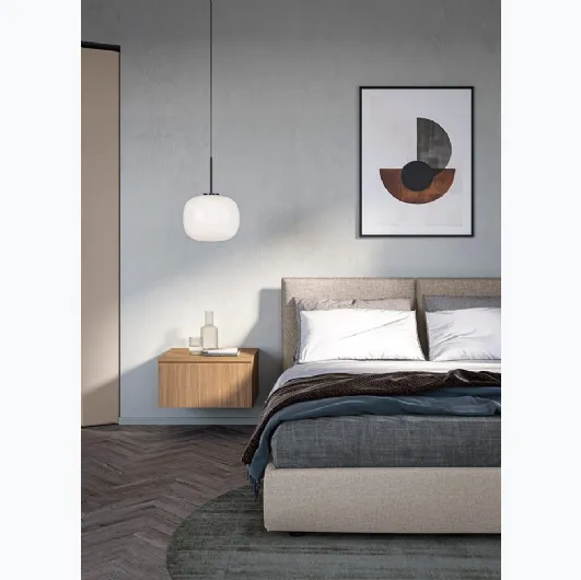 Hanging bedside table Quadro by Colombini Casa