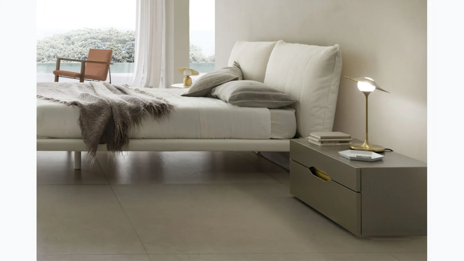 Sigma bedside table by Presotto