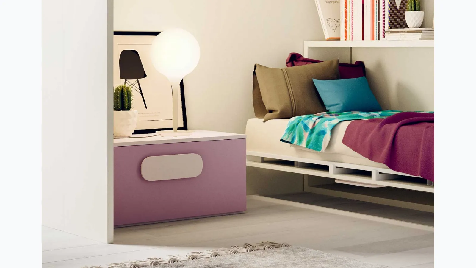 Start Matt Lacquered Bedside Table by Clever