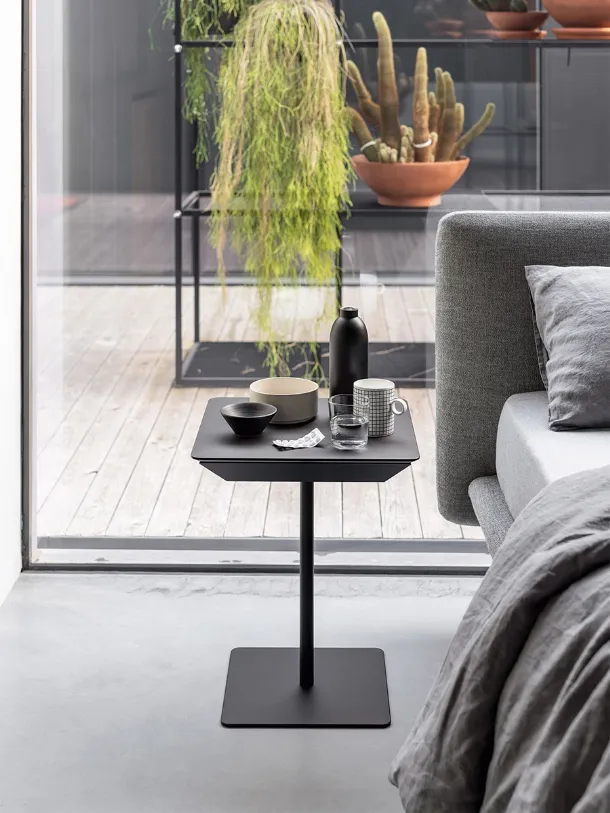 Kristalia's laminate Tag bedside table.