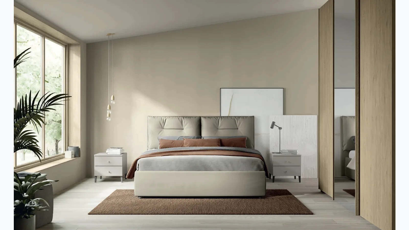 Volo Master bedside table by Colombini Casa.
