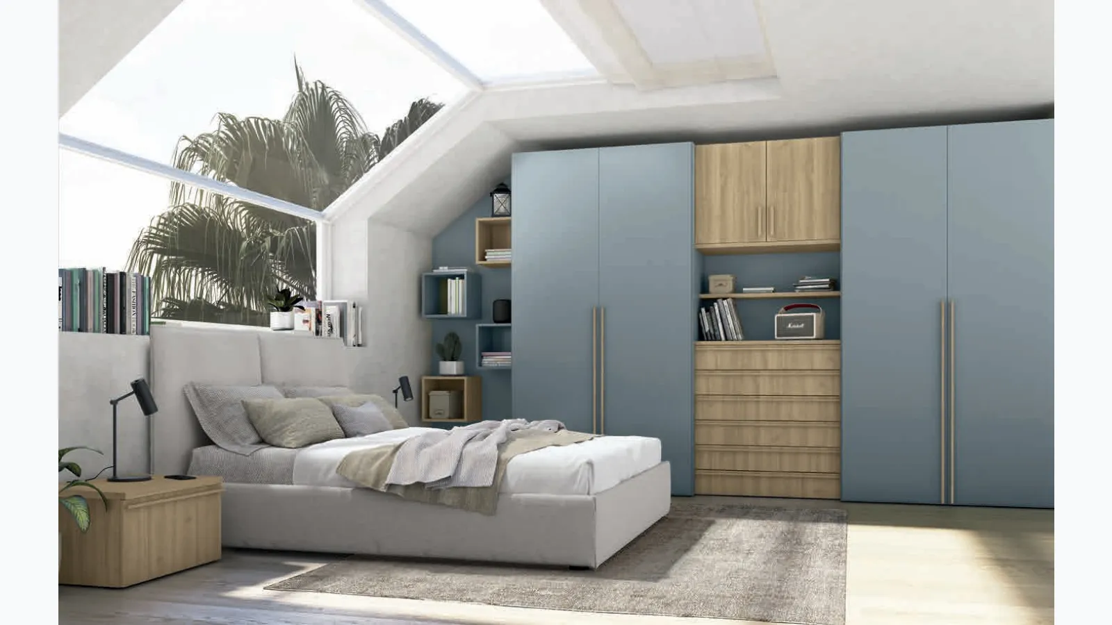 Bedside table Flight Robin by Colombini Casa