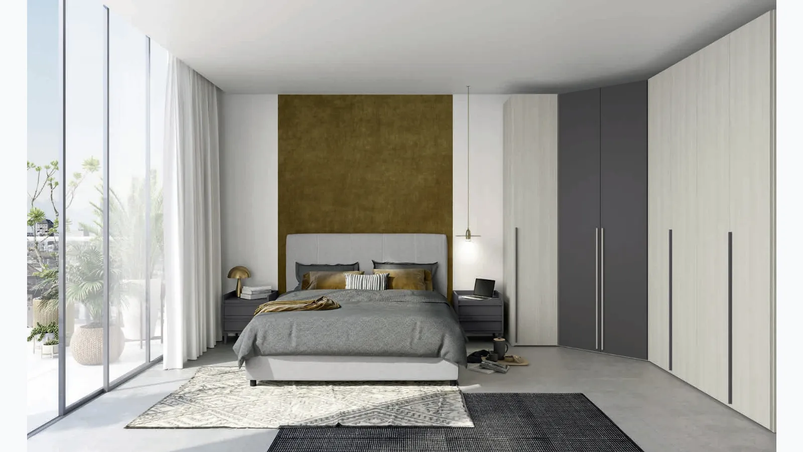 Volo Tray bedside table by Colombini Casa.