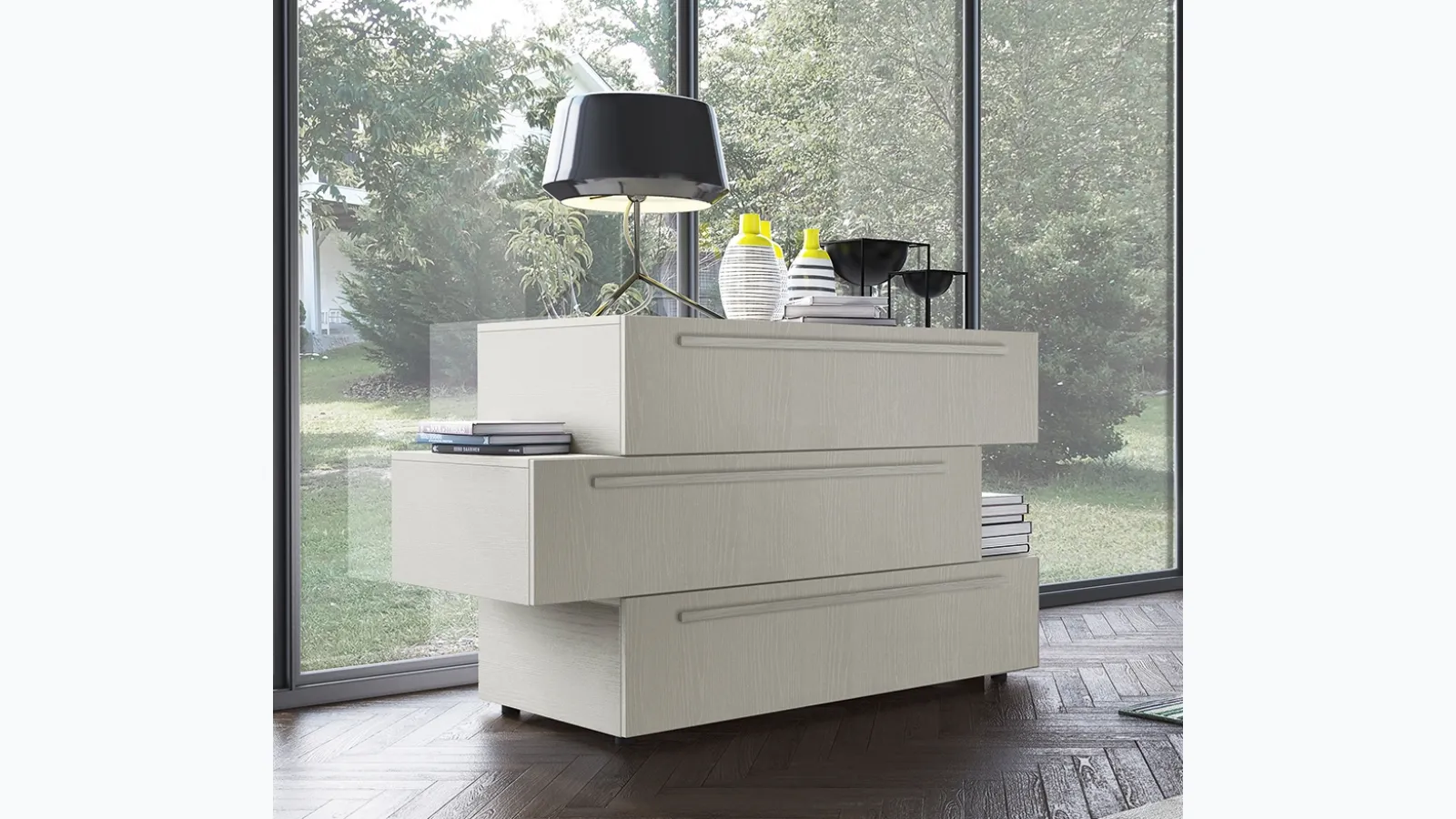 Comò Volo Tulip by Colombini Casa