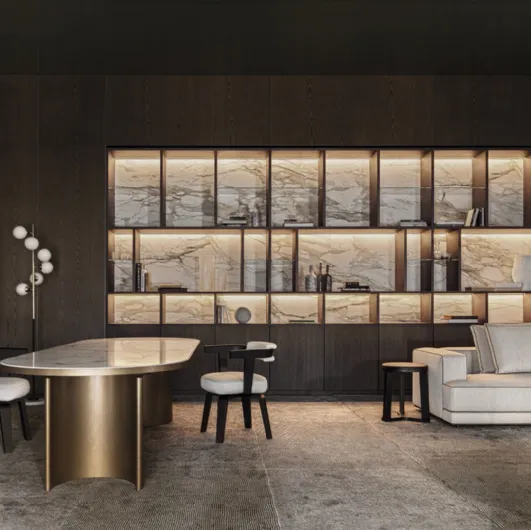 Bookcase 505 UP SYSTEM 04 by Molteni &