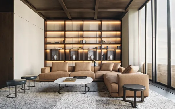 Library 505 UP SYSTEM 05 by Molteni & C