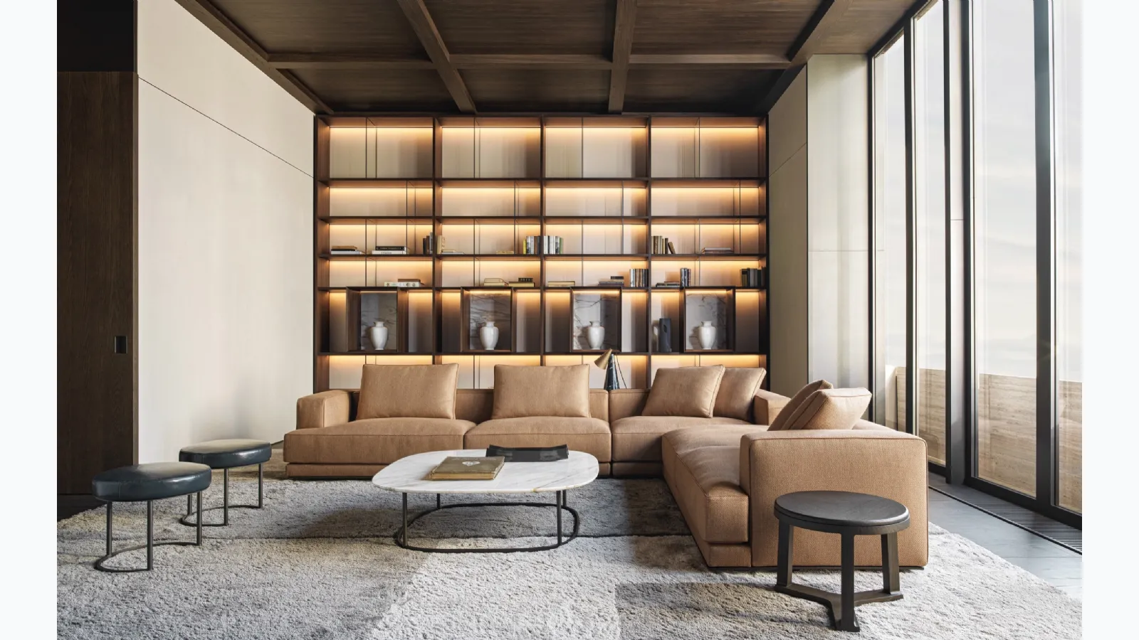 Library 505 UP SYSTEM 05 by Molteni & C