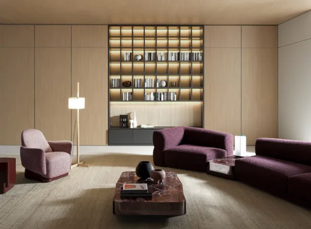 Wall library 505 UP SYSTEM 03 by Molteni & C