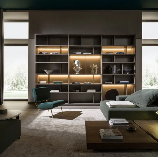 Bookcase 505 UP SYSTEM 14 by Molteni &