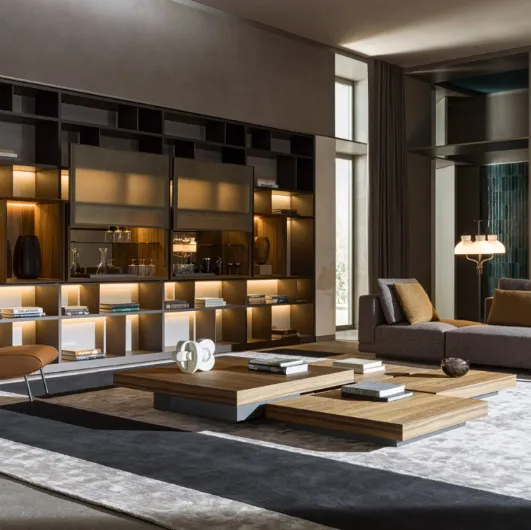 Bookcase 505 UP SYSTEM 15 by Molteni &