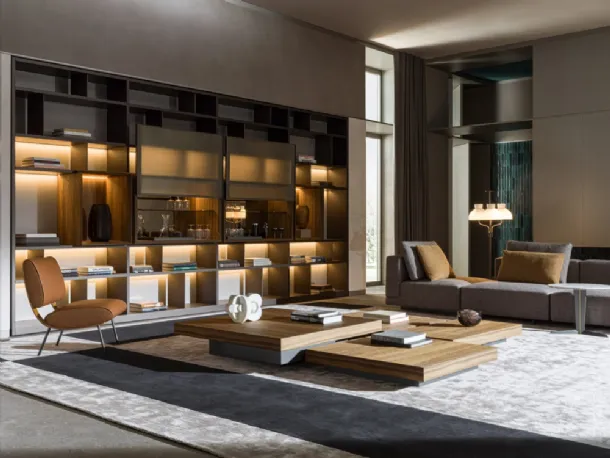 Bookcase 505 UP SYSTEM 15 by Molteni &