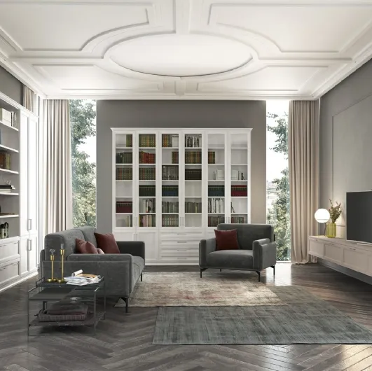 Arcadia L006 bookcase by Colombini Casa
