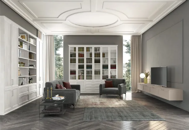 Arcadia L006 bookcase by Colombini Casa