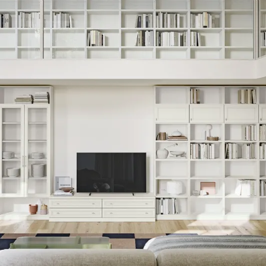 Arcadia AS001 bookcase by Colombini Casa