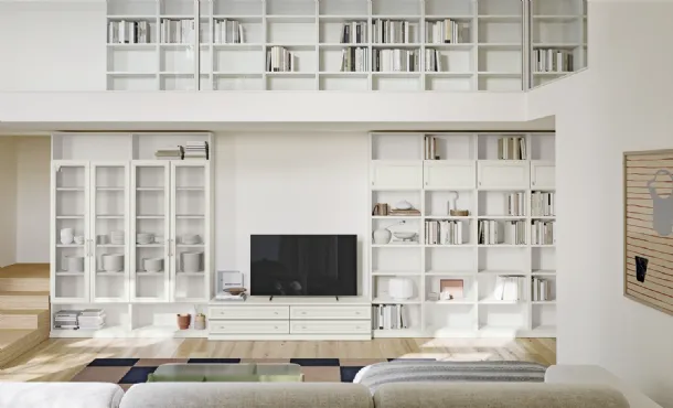 Arcadia AS001 bookcase by Colombini Casa