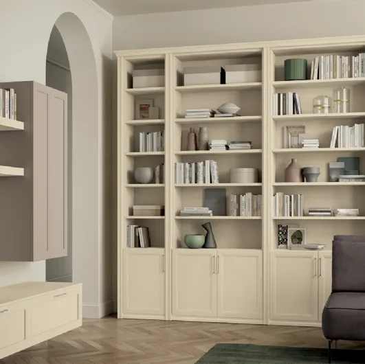 Arcadia AS004 bookshelf by Colombini Casa