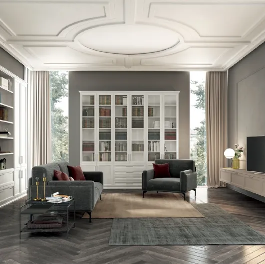 Arcadia AS006 bookcase by Colombini Casa
