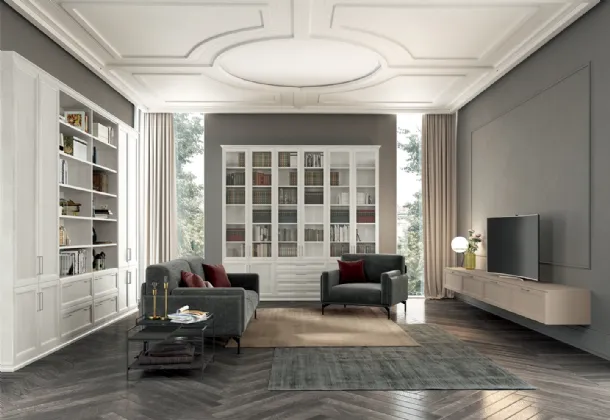 Arcadia AS006 bookcase by Colombini Casa