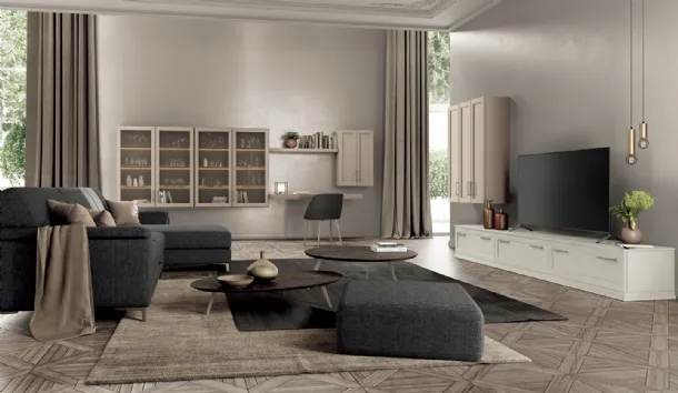 Arcadia AS008 bookcase by Colombini Casa