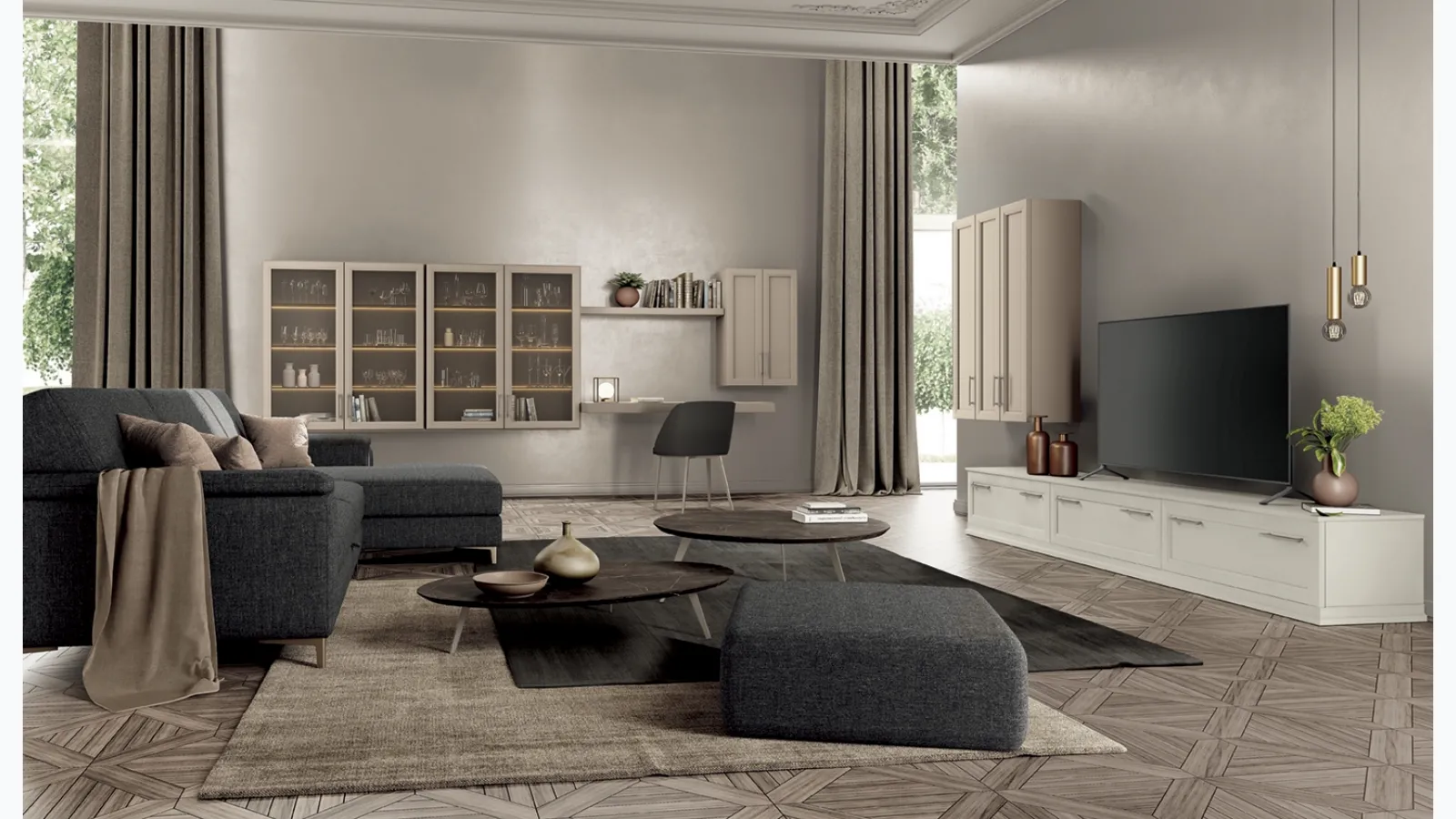 Arcadia AS008 bookcase by Colombini Casa