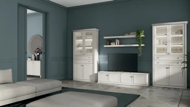 Arcadia AS014 bookcase by Colombini Casa