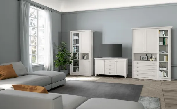 Arcadia AS016 bookcase by Colombini Casa