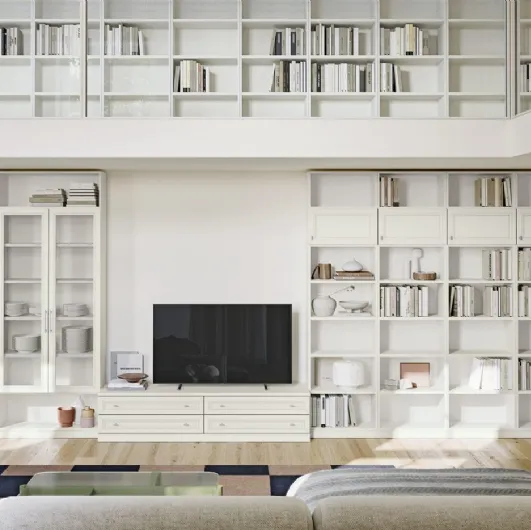Arcadia L001 bookcase by Colombini Casa