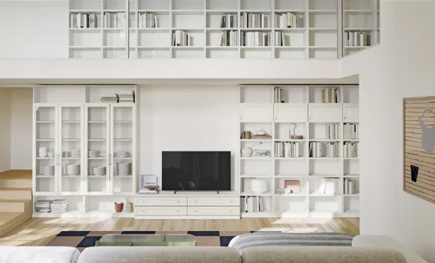 Arcadia L001 bookcase by Colombini Casa
