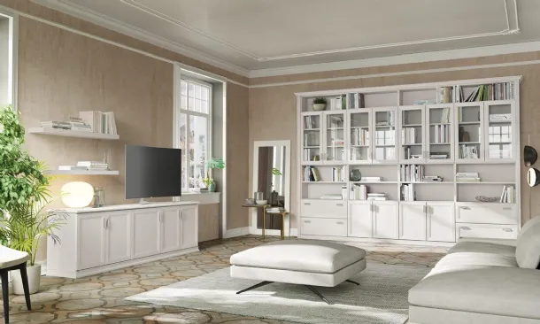 Arcadia L017 bookcase by Colombini Casa