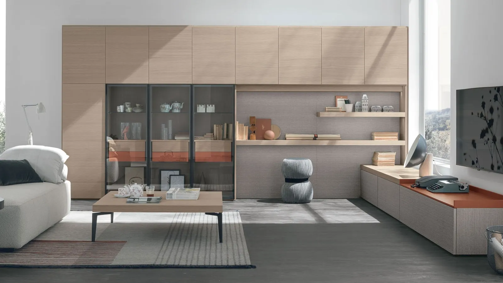 Atlas Bookshelf UNIT AT216 by Tomasella