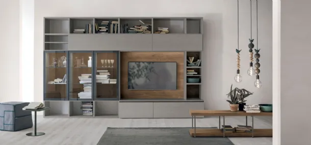 Atlas bookcase UNIT AT221 by Tomasella